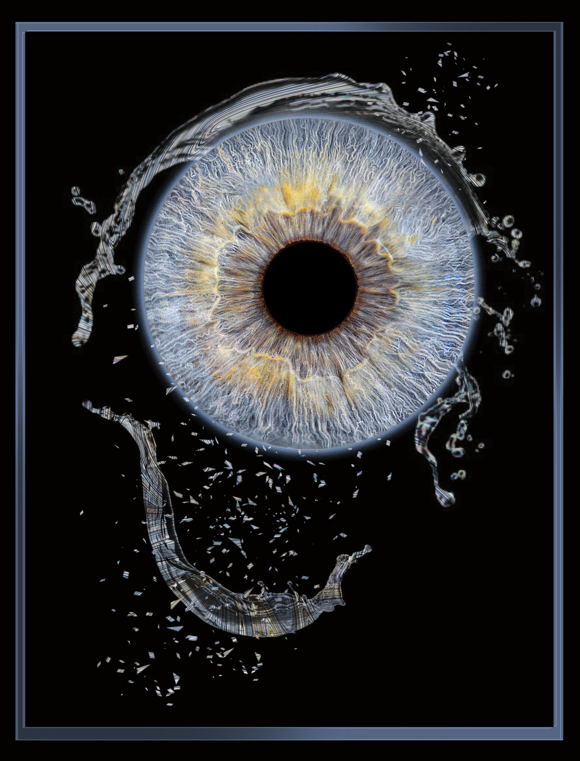 Single Iris cu Efect Splash (C1)